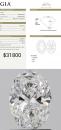 橢圓形1.00ct D SI2 GIA2357717701