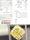 5.05ct FY I1 GIA2203683991